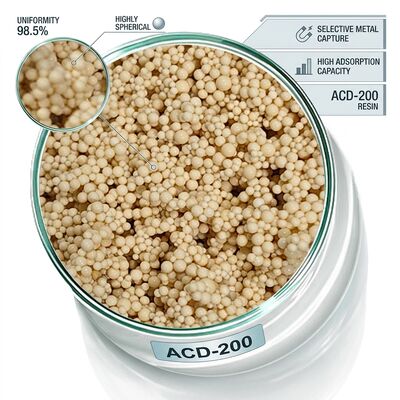 ACD-160 Deep Phosphorus Removal Resin Municipal Wastewater Treatment Ultra-low Phosphate Polishing Discharge Media