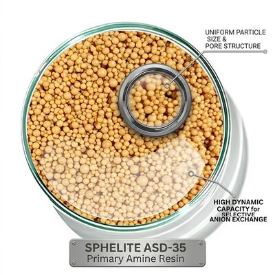Sphelite ASD-35 Primary Amine Resin Biogas Upgrading for Biomethane CO2 Removal