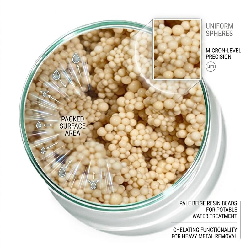 ACD-100 Amino Carboxylic Acid Chelating Resin Removes Lead Cadmium from Potable Water Treatment